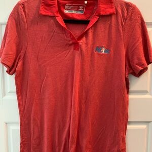 Aflac* cutter and buck polo shirt, red​​